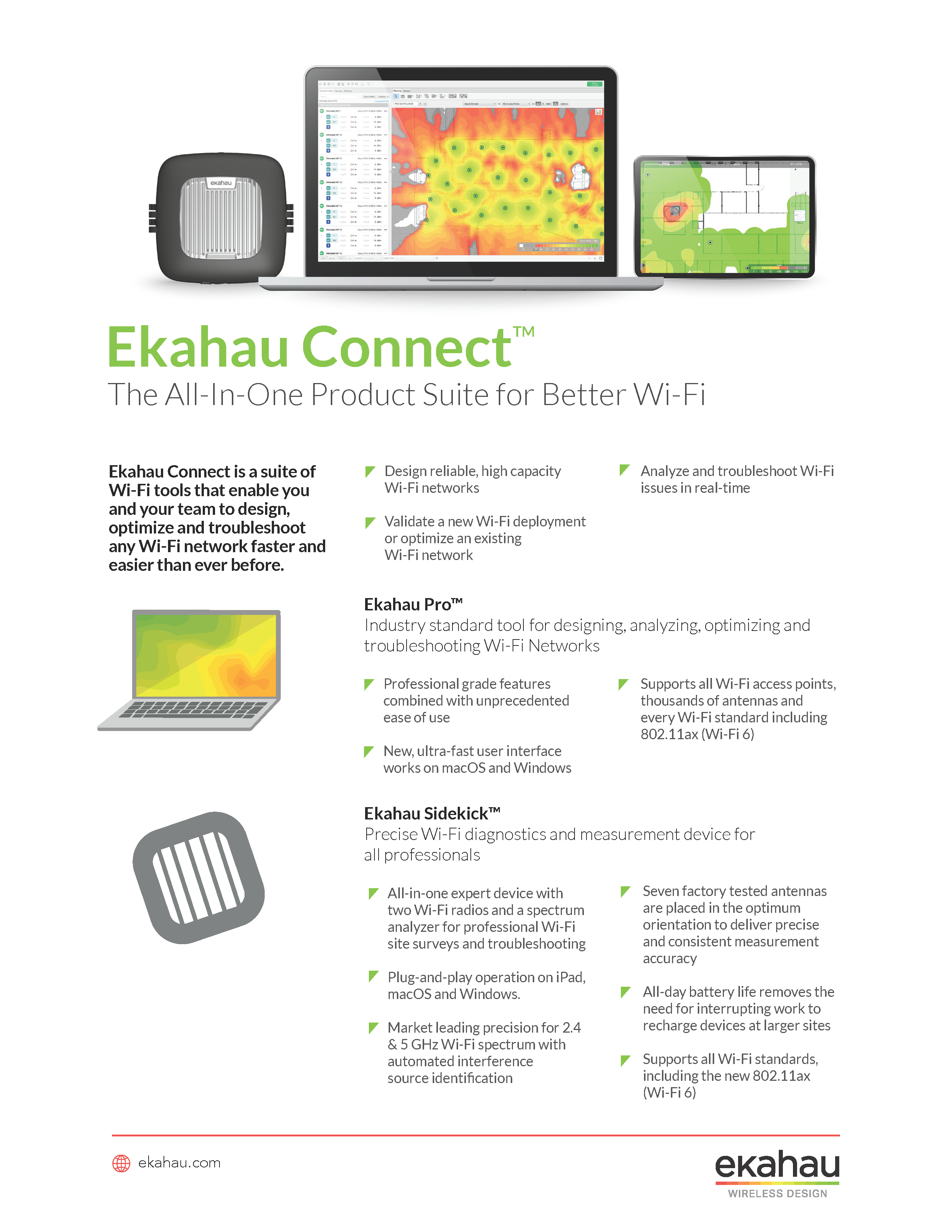 Ekahau Connect Datasheet | Open Reality